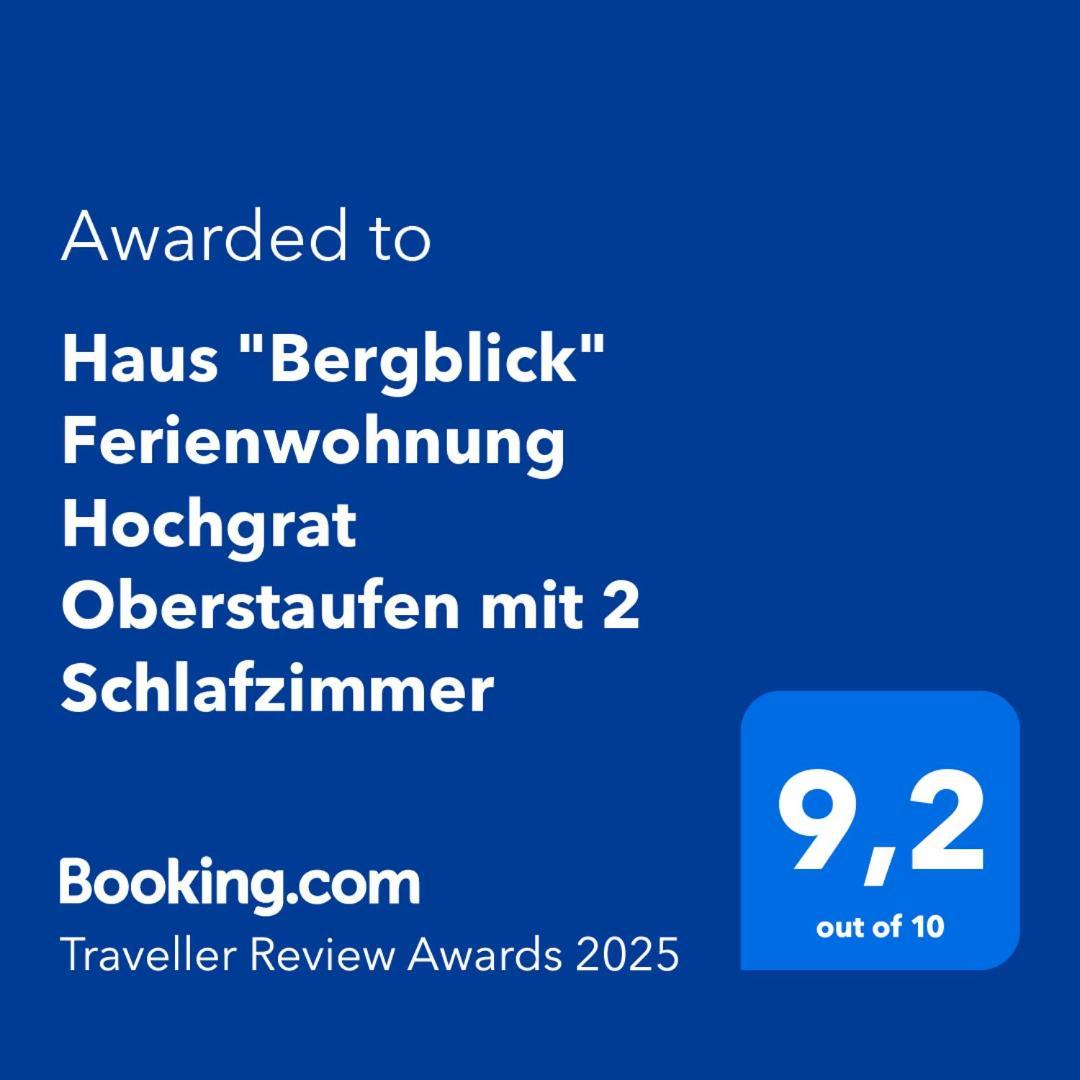 Haus "Bergblick" Ferienwohnung Hochgrat Oberstaufen Mit 2 Schlafzimmer Exteriör bild